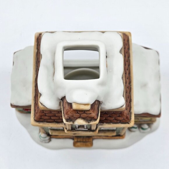 Lefton Colonial Village House Votive Candle Holder Designed by Byron Wood - Picture 8 of 15